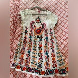 Raz hand embroidered dress